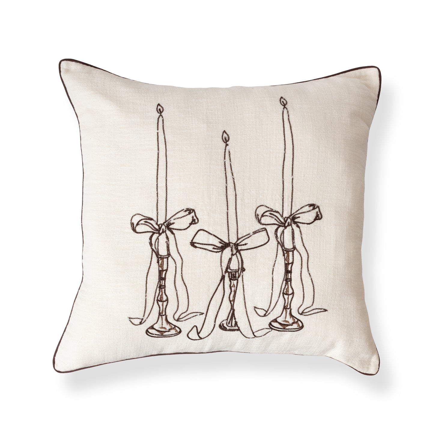 Throw Pillow Candles