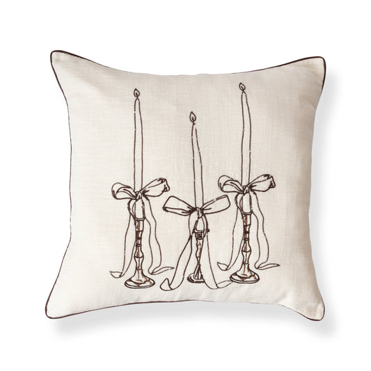 Throw Pillow Candles