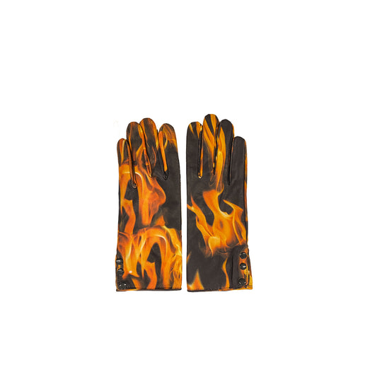 Leather Fire Gloves Short